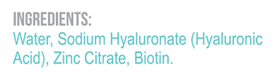 Hyaluronic Acid Biotin Hair & Scalp Spray 4 fl oz Supplement Facts