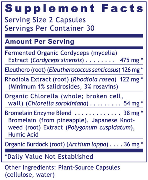 AdrenaVen 60 Capsules Supplement Facts