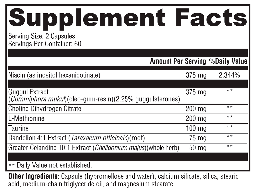 LipotropiX™ 120 Capsules Supplement Facts
