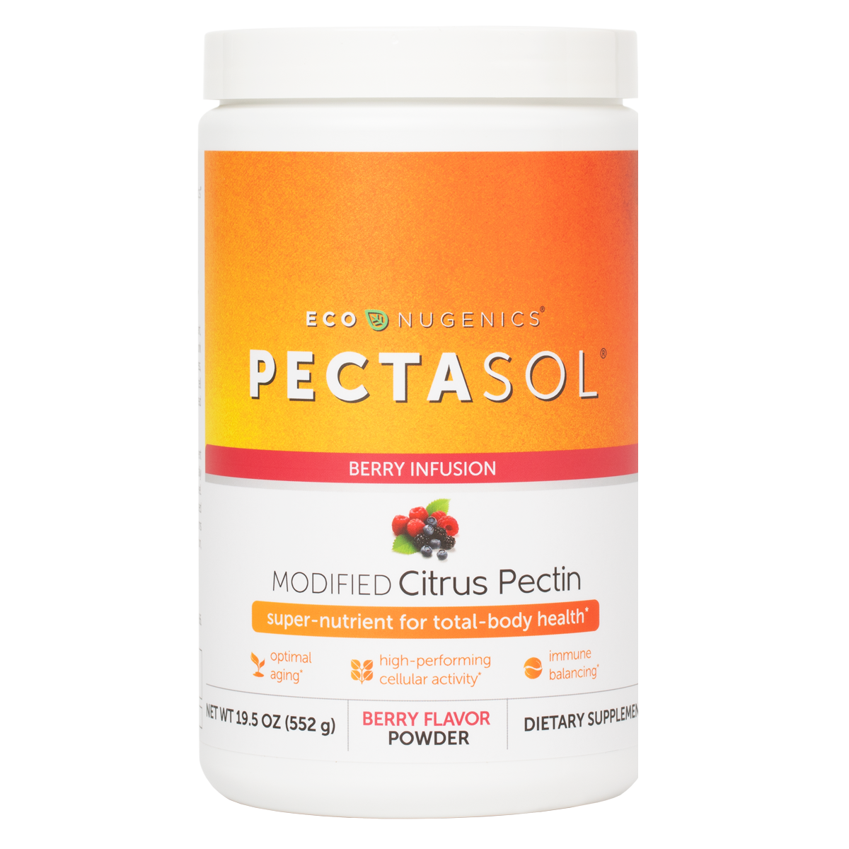 PectaSol Berry Infusion 90 Servings Supplement Facts