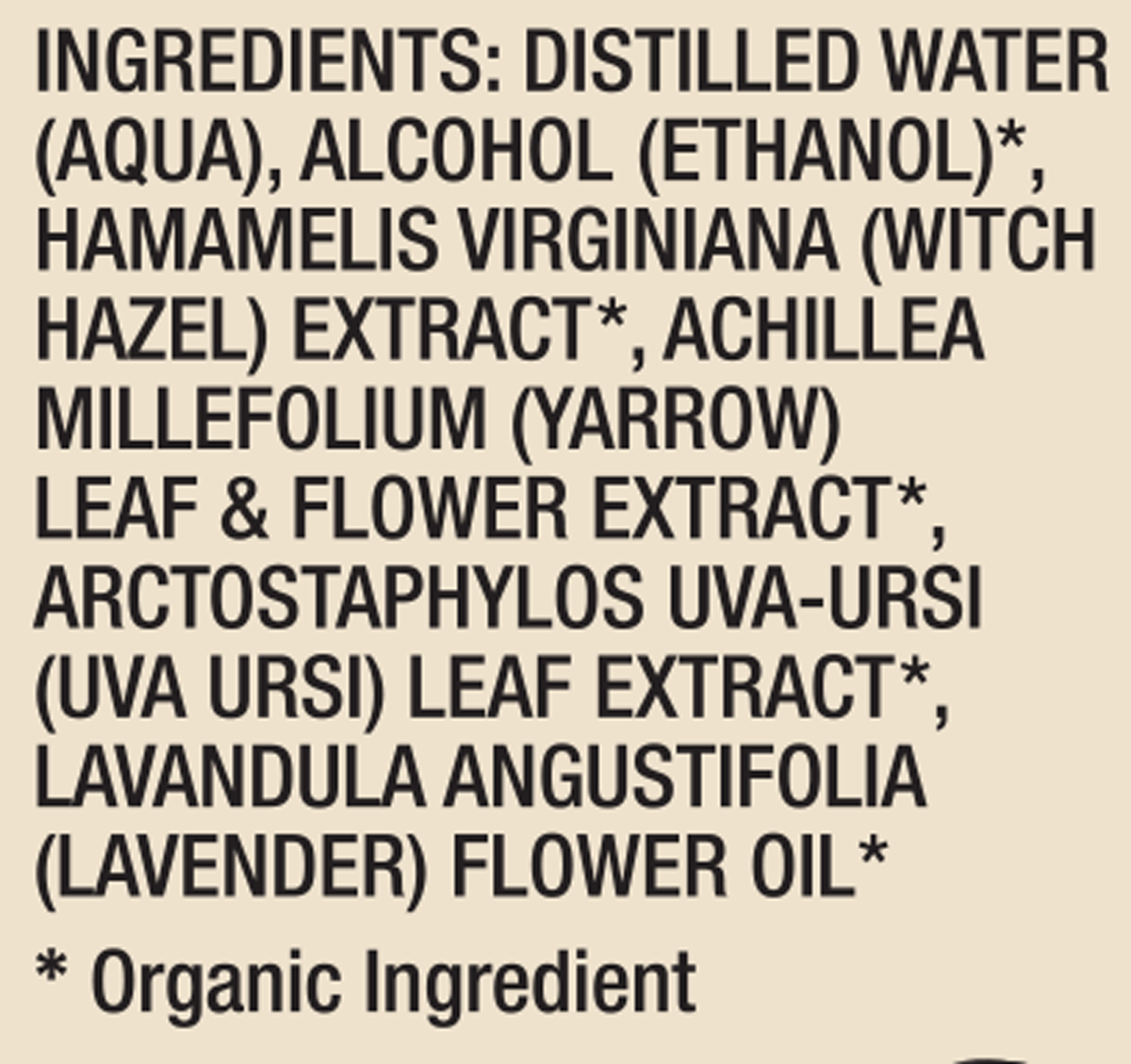Sitz Bath Spray 2 fl oz Supplement Facts